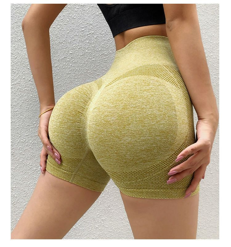 Short de Yoga, rehaussement transfrontalier des fesses au miel, pantalon de sport taille haute, contrôle du ventre, élastique, ajusté, anti-lumière, séchage rapide, pantalon de fitness pour femmes