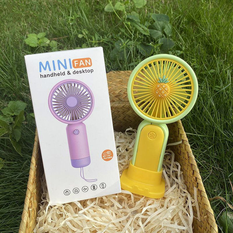 ComOne:Support pour téléphone portable simple et créatif mini ventilateur USB rechargeable portable