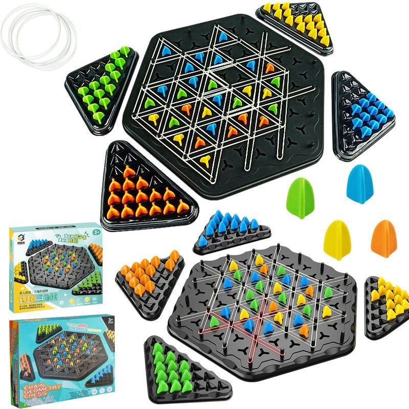 Jeu de stratégie Triggle (ou "Chain Geometry Chess").