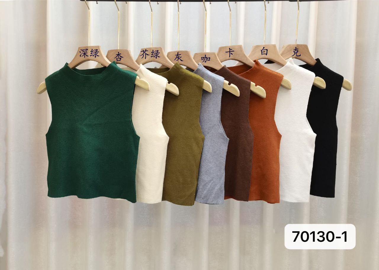 Vêtements d'intérieur d'été sexy pour femmes, couleur unie, haut court sans manches, demi-col roulé, chemise à bascule, gilet